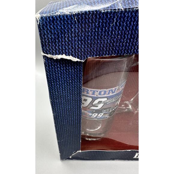 Sports Glassware Hunter Burton Nascar Fan Set Beer Glass Coffee Mug Shot Glass - Picture 5 of 7